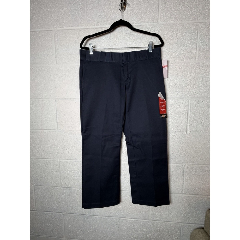 Dickies 774 Original Fit Work Pants Womens 8P Navy Straight Leg NWT Uniform